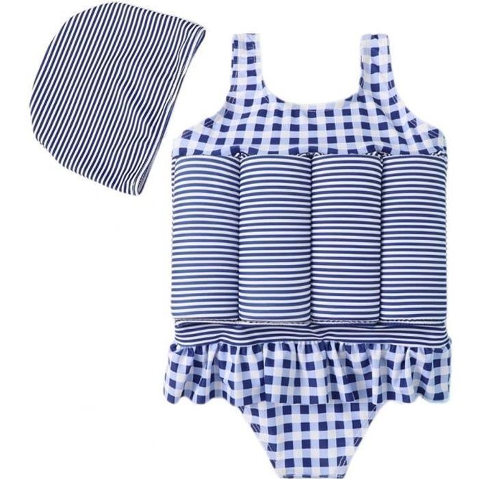 Trajes de baño flotantes para niñas y bebés, flotabilidad ajustable, trajes de baño de una pieza para principiantes en natación.