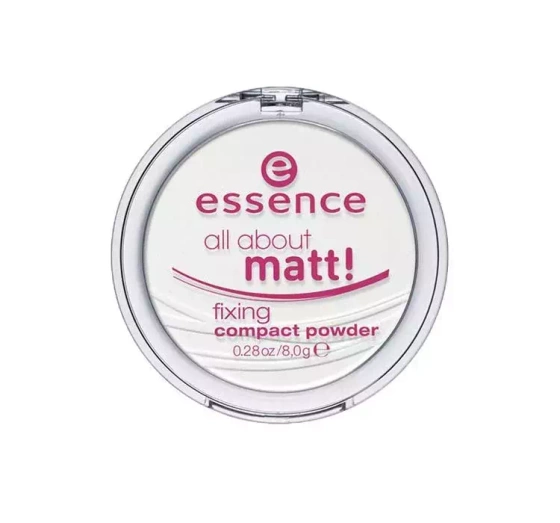 Essence prasowany puder matujący Transparentny 8 g