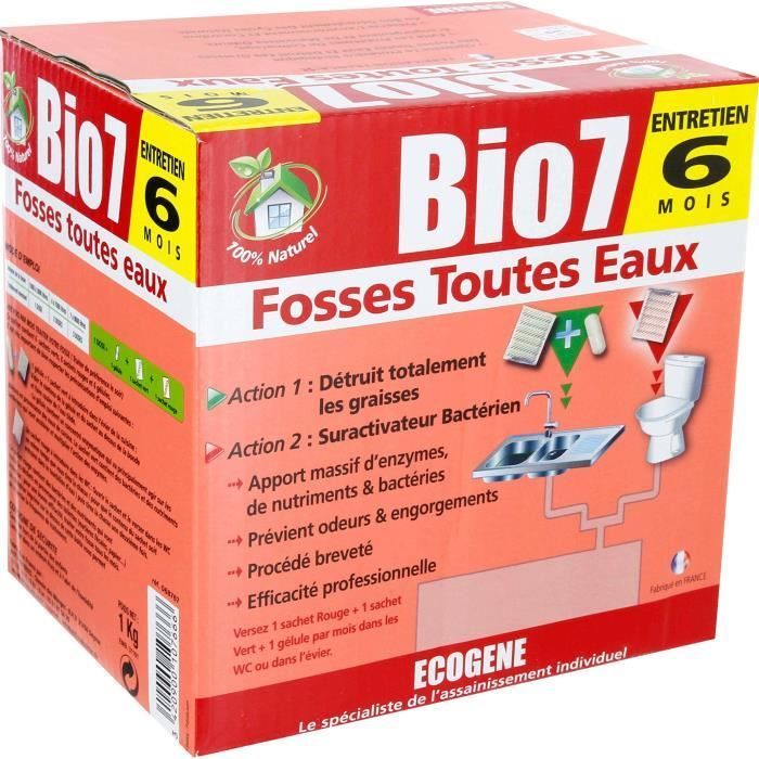 Bio7 Especial para Fossas Sépticas - 12 sachês