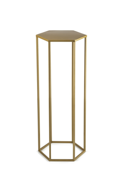 Kwietnik stojący 70 cm na kwiaty złoty GLAM