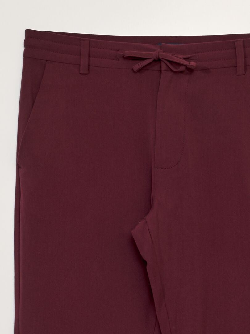 Calças Slim Fit Coloridas - VERMELHO