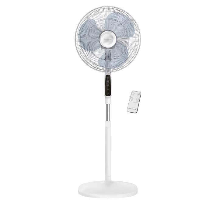 ROWENTA Essential+ VU4440F0 - Elektronisk og lydløs standerventilator - 3 hastigheder