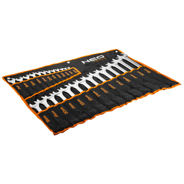 Klucze płasko-oczkowe 6-32 mm, zestaw 26 szt. NEO 09-754