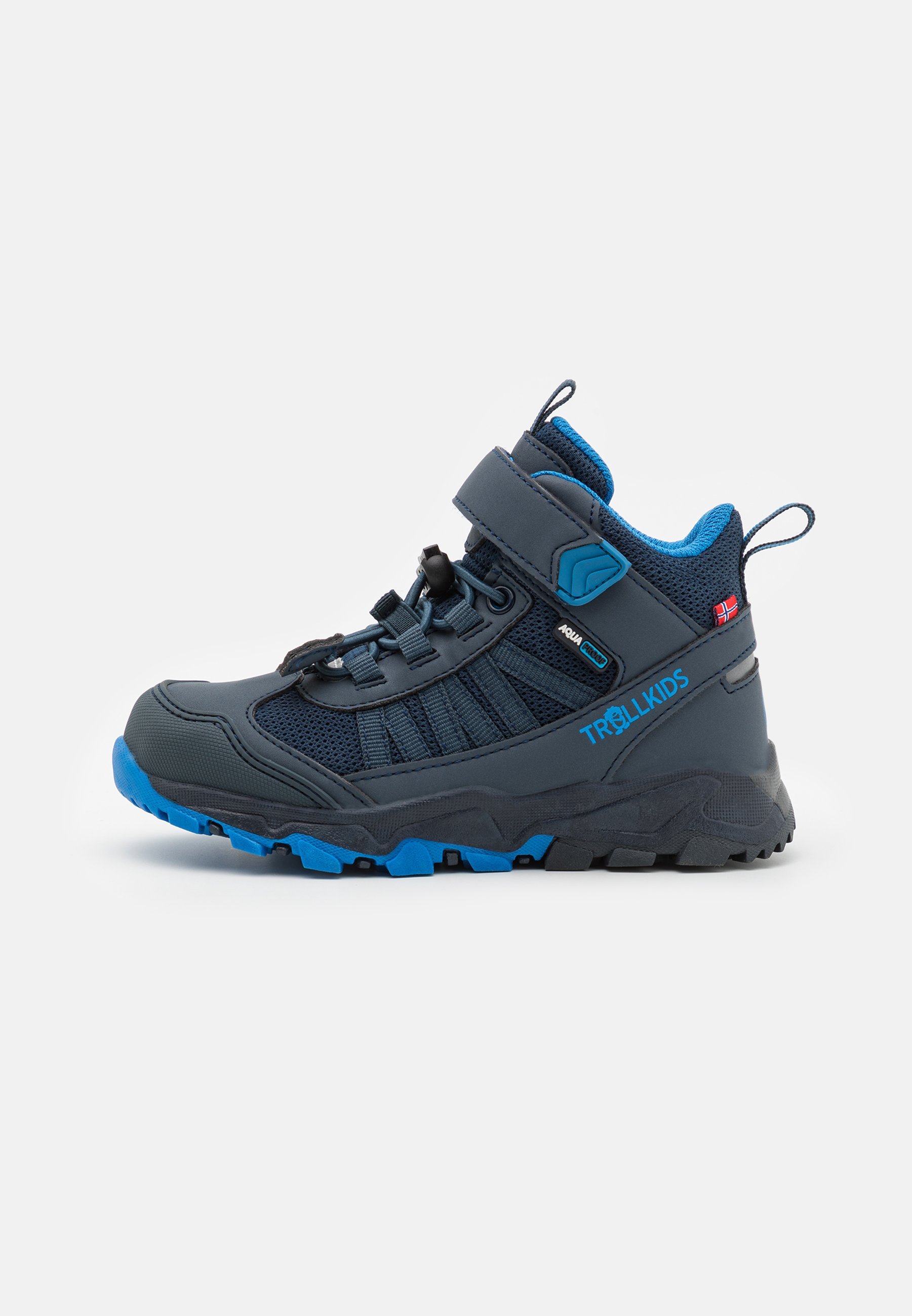 TROLLKIDS TRONFJELL HIKER MID UNISEX - Scarponcini da trekking - blu navy/blu medio