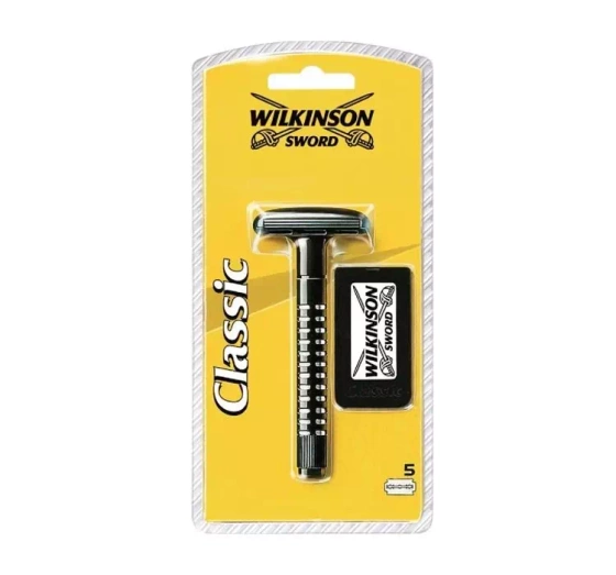 Wilkinson Sword Classic maszynka do golenia dla mężczyzn rączka   5 żyletek