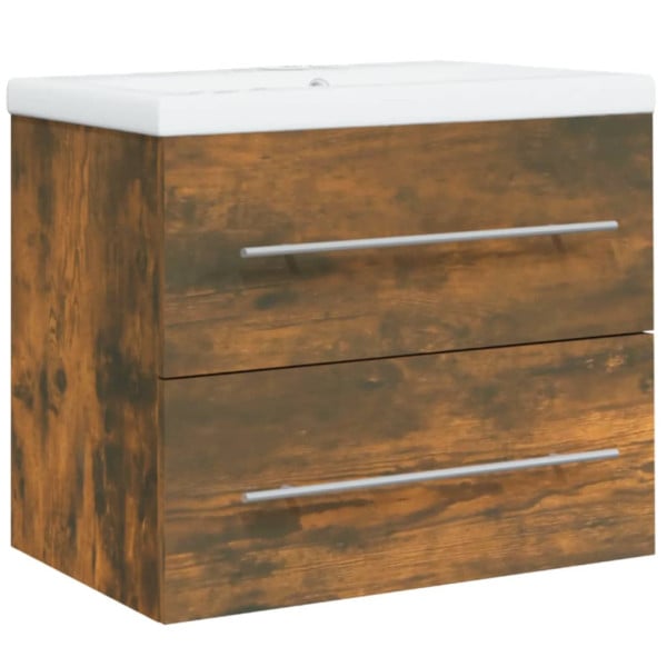 Szafka pod umywalkę Brąz 60 x 38.5 x 48 cm Materiał drewnopochodny bez