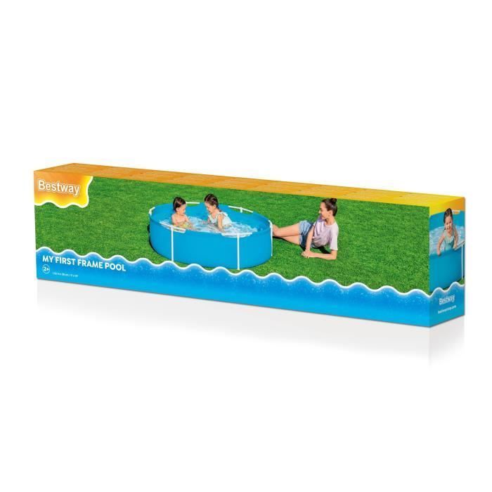 Piscina BESTWAY - Minha Primeira Piscina FramePool - 152 x 38 cm - Redonda
