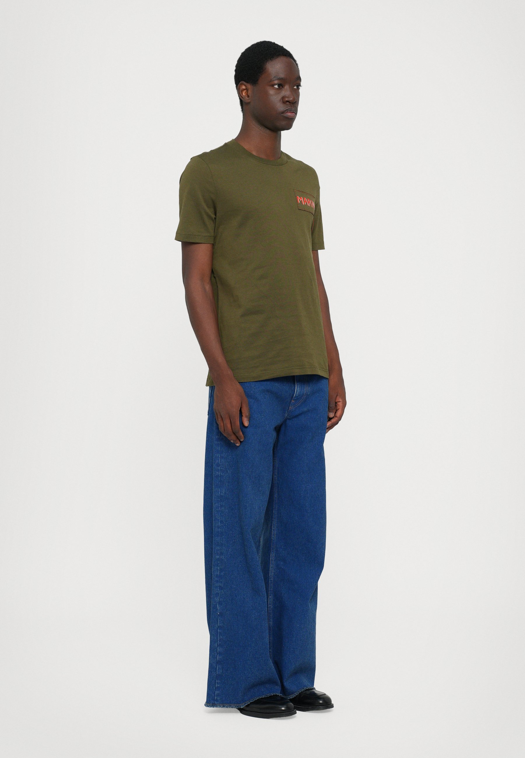 T-shirt imprimé Marni - sauge foncée