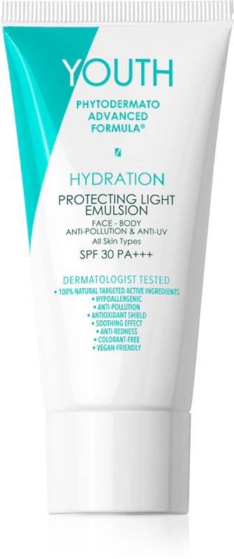 Ochranný krém YOUTH Hydration Protecting Light Emulsion na obličej a tělo SPF 30