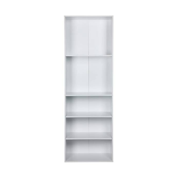 Module dressing avec 5 étagères. blanc. panneaux stratifiés