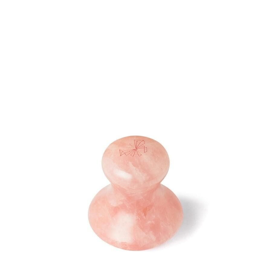 Crystallove sejas masieris ar rožu kvarca un sēņu gua sha garšu - 1 gab.