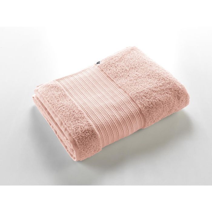 Asciugamano da bagno 90 x 150 cm – Cotone spesso 600 g/m² – Spugna liscia – Rosa cipria