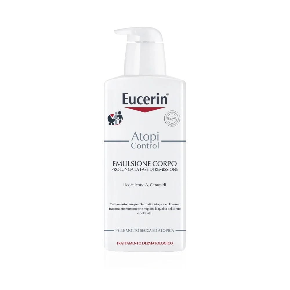 EUCERIN Eucerin AtopiControl body emulsie voor de atopische huid 400 ml voor geïrriteerde, jeukende en atopische huid