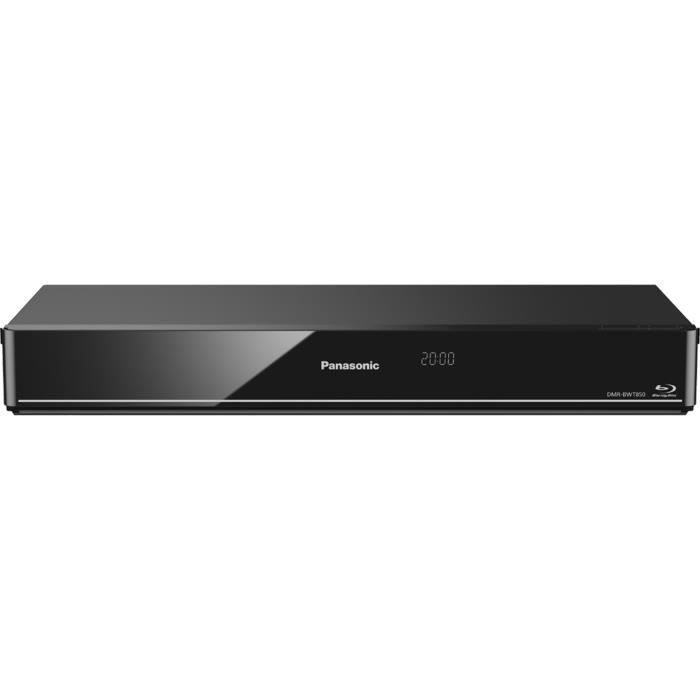Registratore e lettore Blu-ray Full HD 3D - PANASONIC DMR-BWT850 - Doppio sintonizzatore digitale terrestre HD - Disco rigido da 1 TB