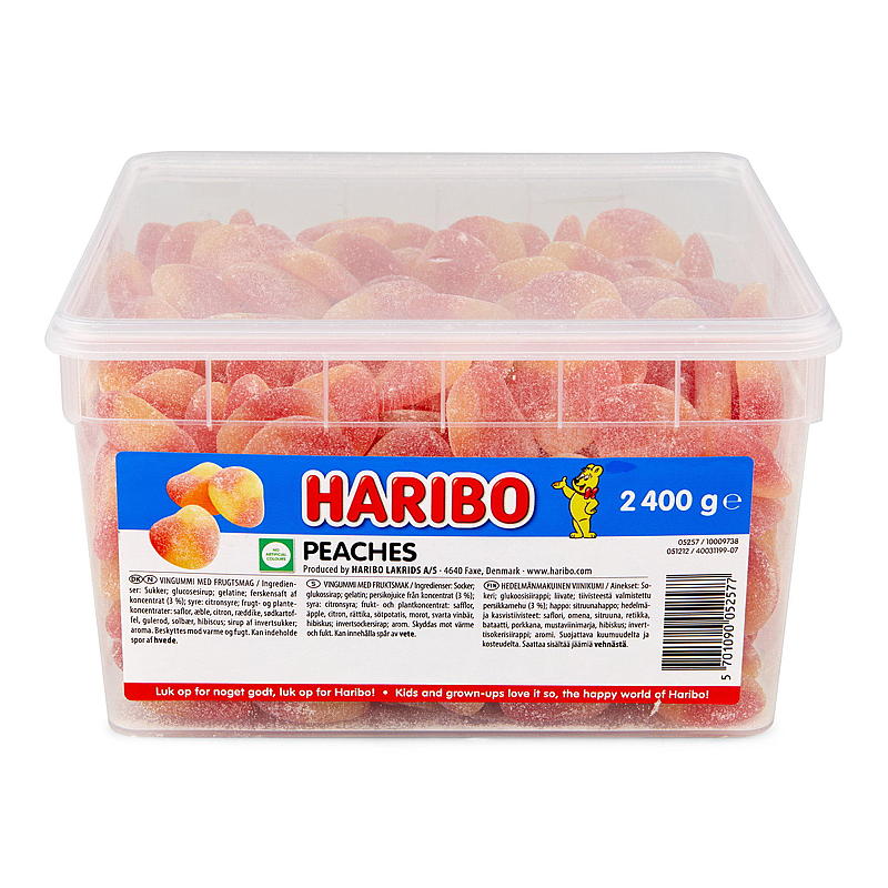 KnallGoodt Haribo fersken 2,4 kg