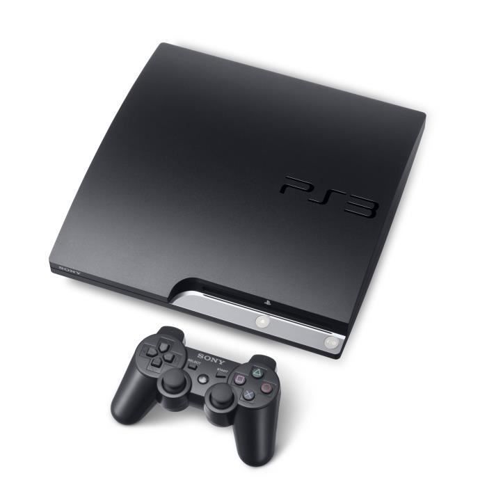 Console PS3 - Sony - 320Go - Noir - Bundle - Jeu Assassin's Creed 2 offert