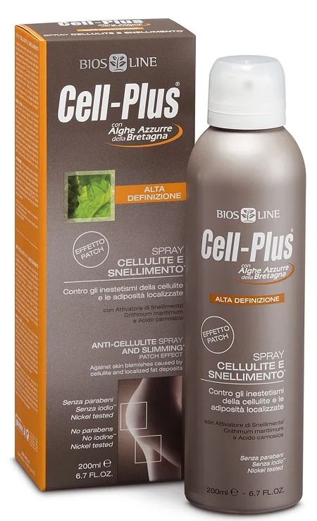 BIOS LINE Cell-Plus spray de alta definición 200 ml contra la celulitis y para adelgazar