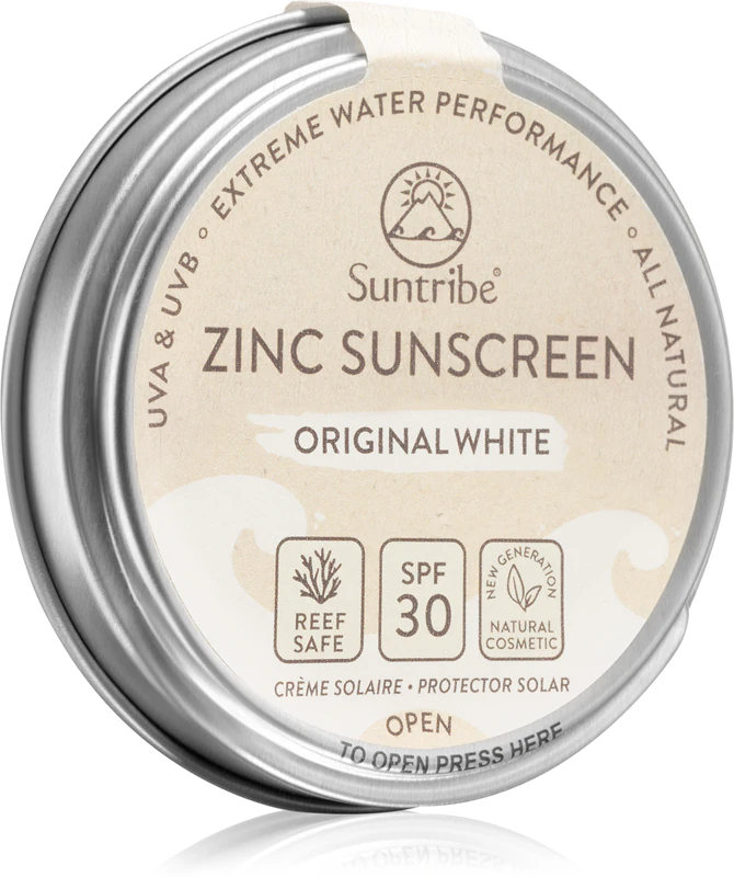 Protetor solar mineral Suntribe Zinc para rosto e corpo FPS 50