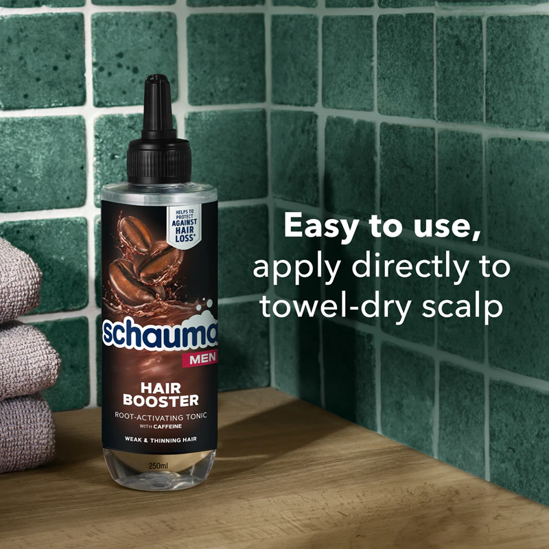 Schwarzkopf Schauma Hair Booster Tônico Capilar com Cafeína para Cabelos Fracos e com Queda