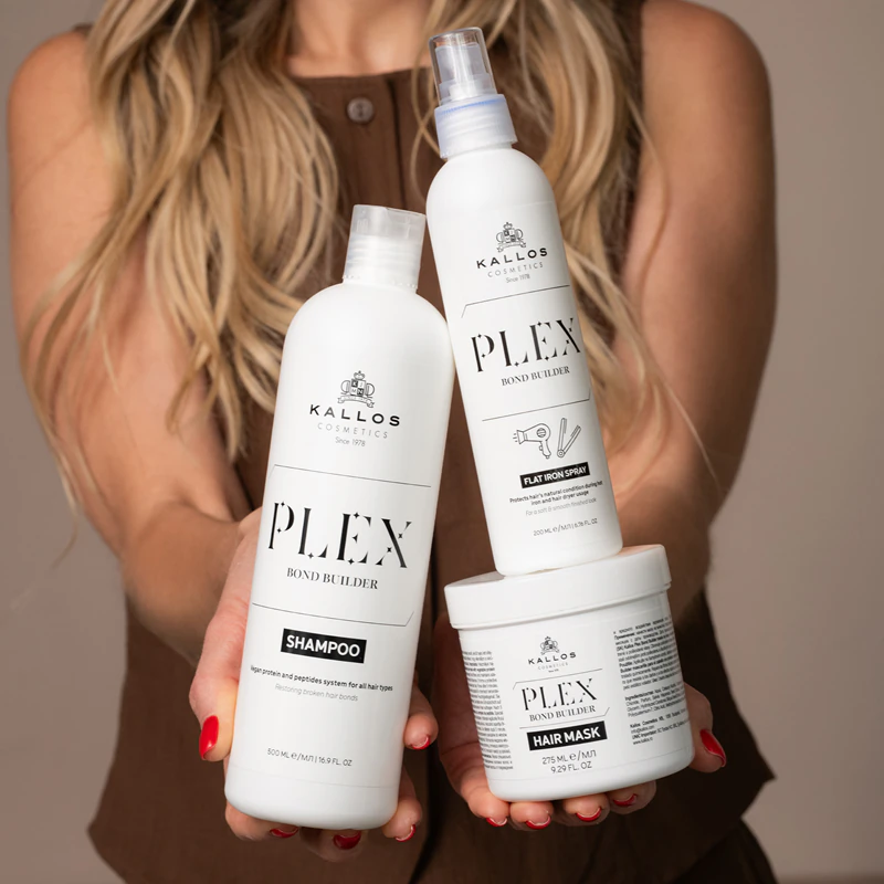 Regeneračný šampón Kallos Plex Shampoo pre vlasy poškodené chemickým ošetrením