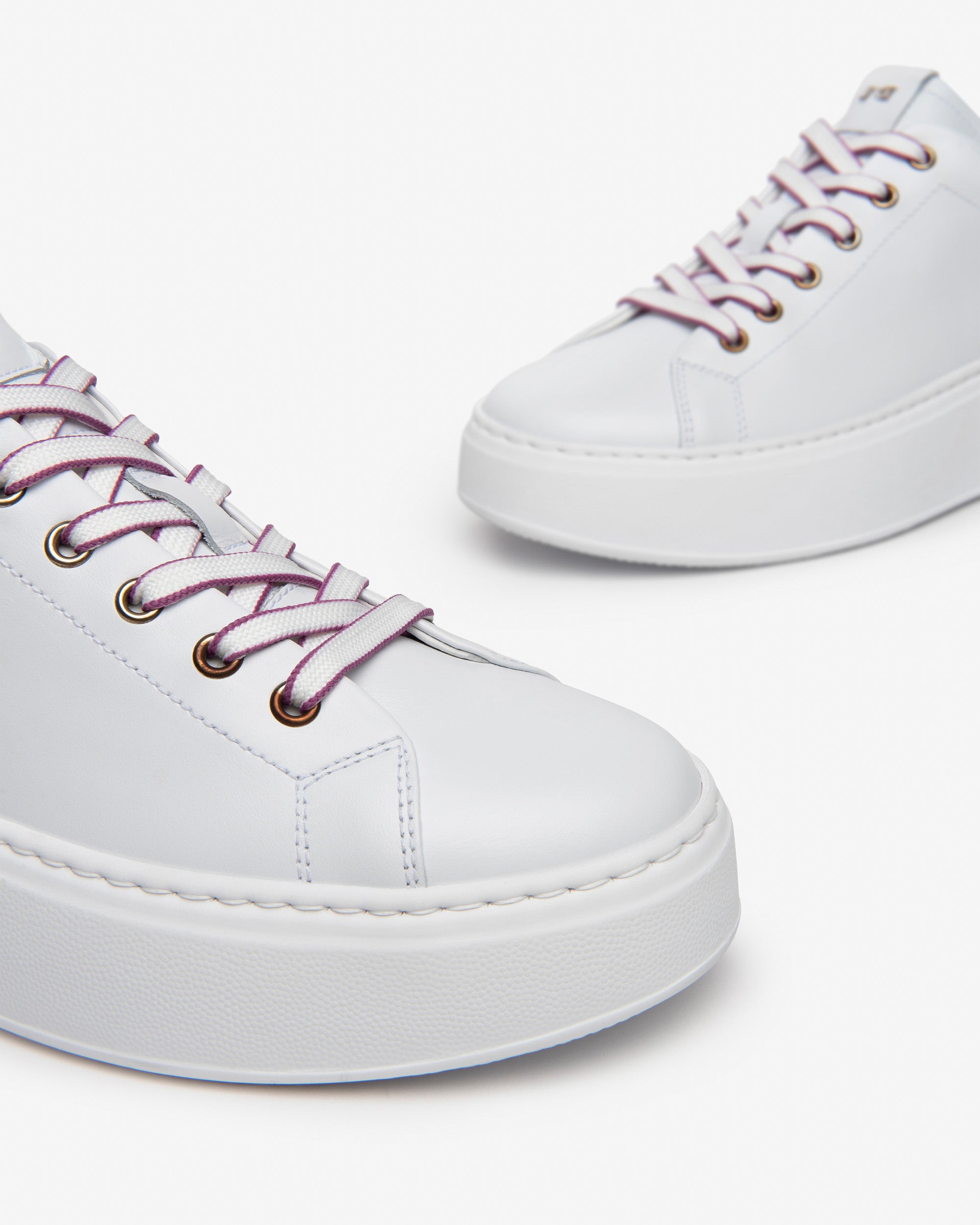 Damen-Sneaker aus Leder und Wildleder