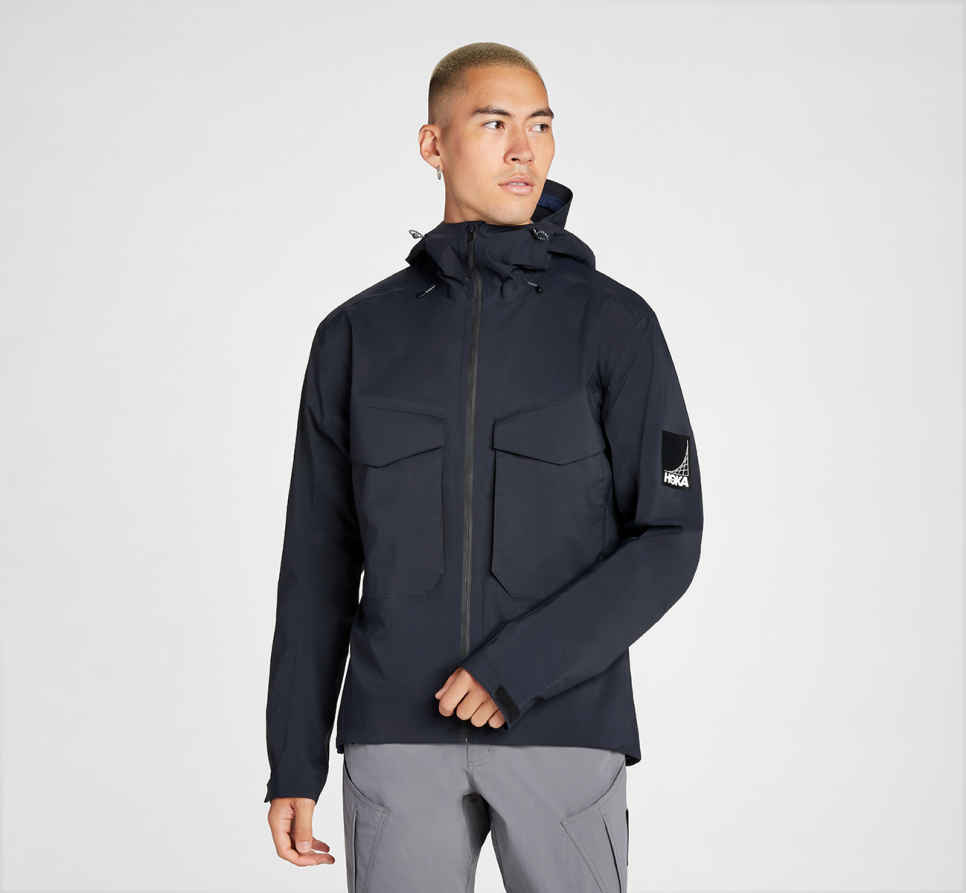 HOKA Transport regenjas zwart