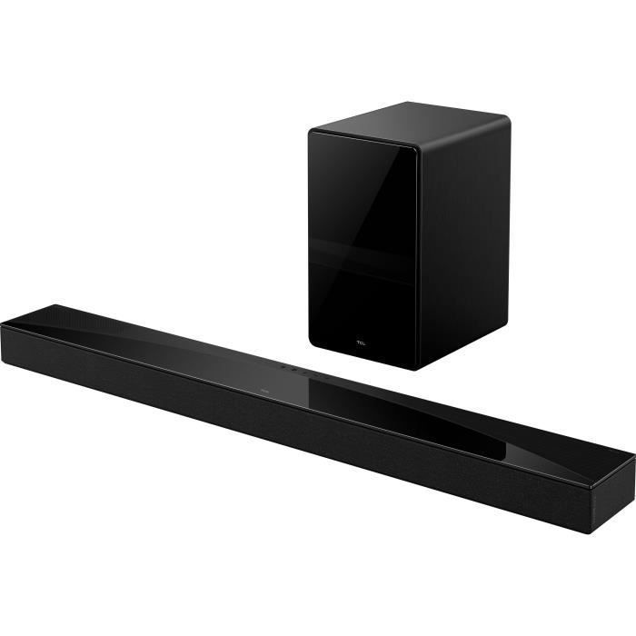 Soundbar - TCL - Q75HE - Ray-Danz Dolby Atmos 5.1.2ch - 620 W - Bluetooth - Draadloze subwoofer - Zwart