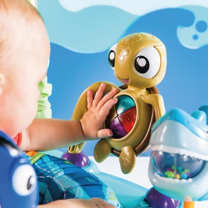 DISNEY BABY -NEMO- Centro attività multi-giocattolo per neonati, regalo per neonati, girevole a 360°, 13 giochi interattivi Disney
