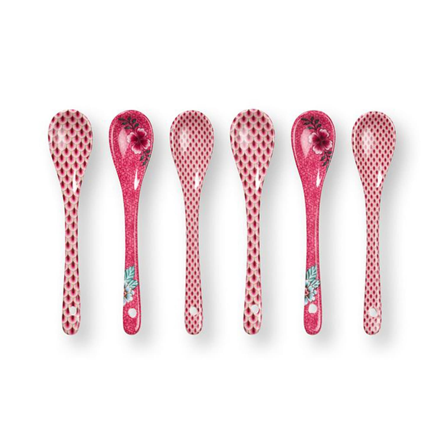 PIP Studio Servisset “Oriental Flower Festival” – Tesked – Mörkrosa