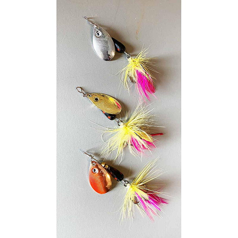 Villfisken Spinners 3-pack 6 g, Femunden, Villfisken