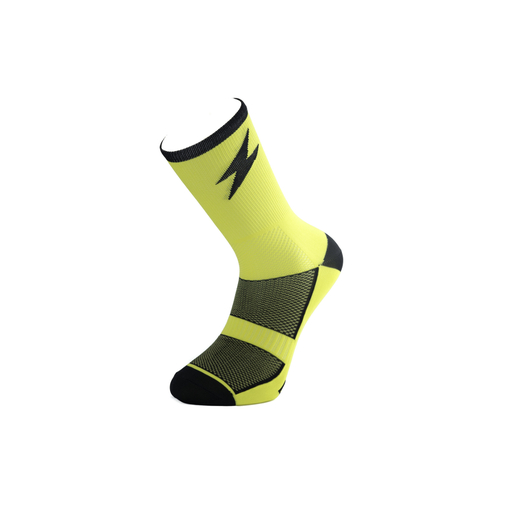 De One Brave Yellow Lightning technische sokken