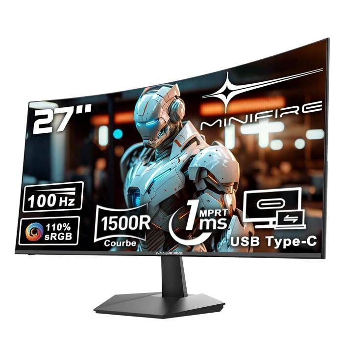 Curved PC Monitor - Minifire - 27