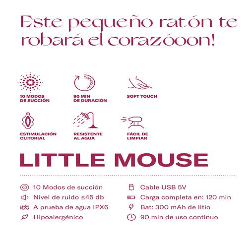„Little Mouse“ klitorio siurbimo įtaisas Klitorio siurbimo įtaisai
