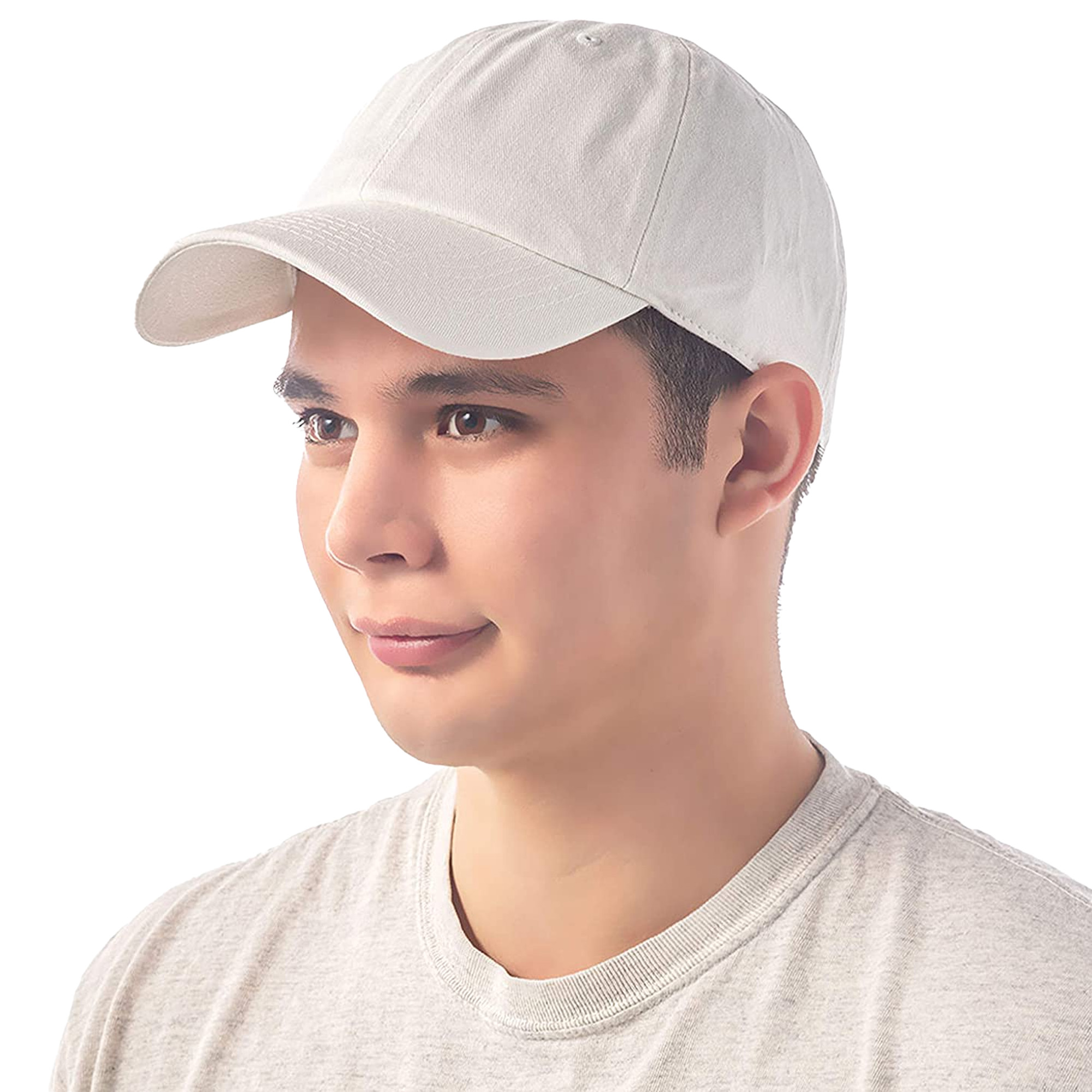 Casquette/visière Beechfield Premium 100% coton à profil bas