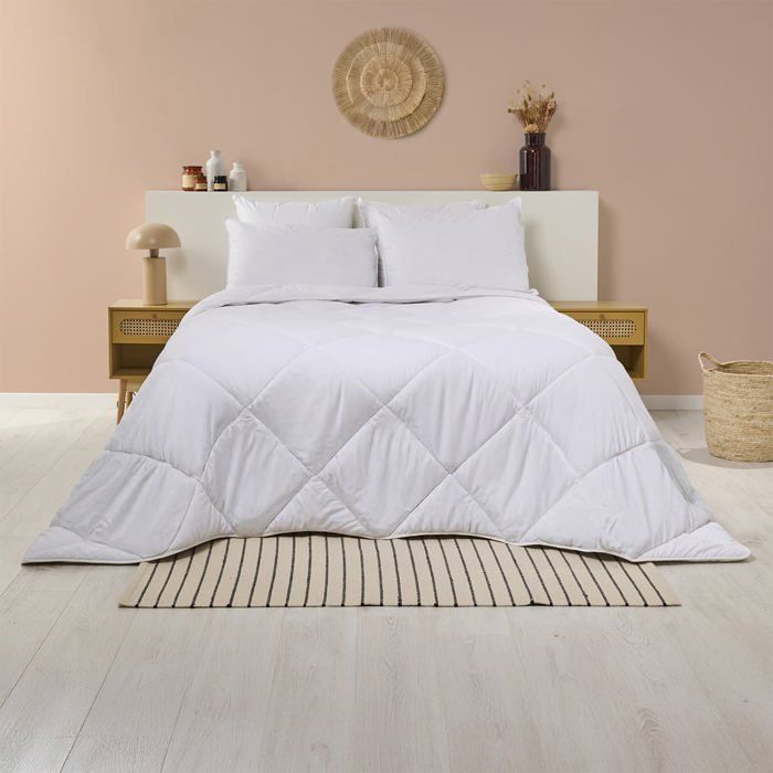 Set composto da piumone caldo e cuscino lavabile per letto singolo - Piumone 140x200 cm + 1 cuscino 60x60 cm