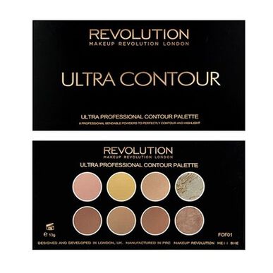 Makeup Revolution Ultra Contour -meikkipaletti 1 kpl 1 kpl