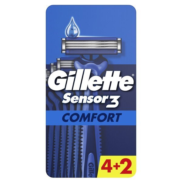 Jednorazové žiletky Gillette Sensor3<br>6 ks