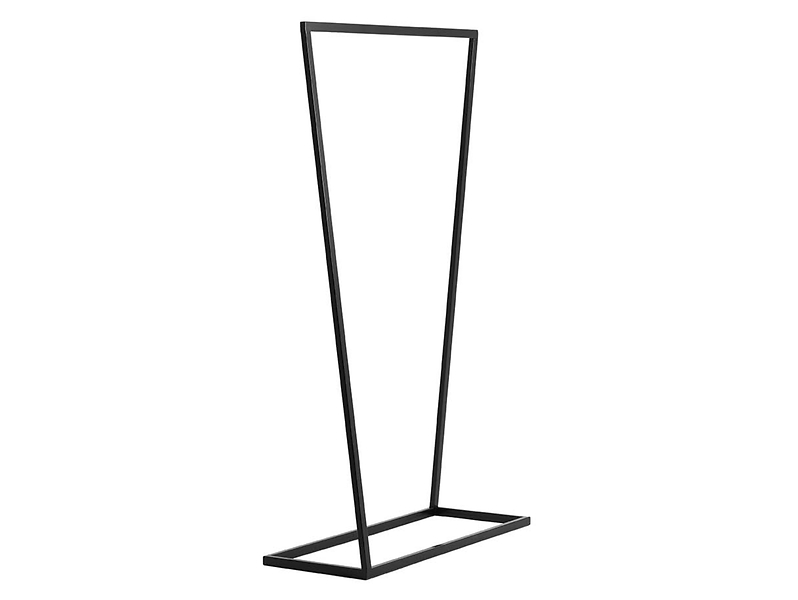 Wieszak na ubrania metalowy Hall 100x170 cm czarny