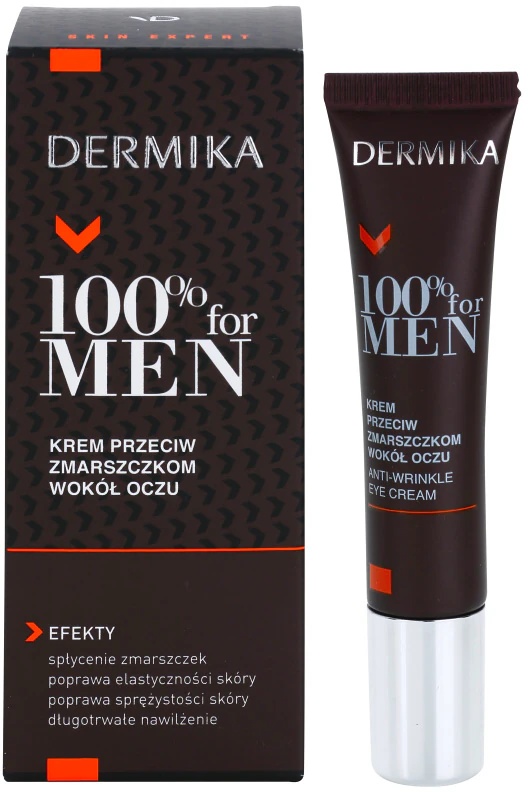 Dermika 100% krema proti gubam za oči za moške