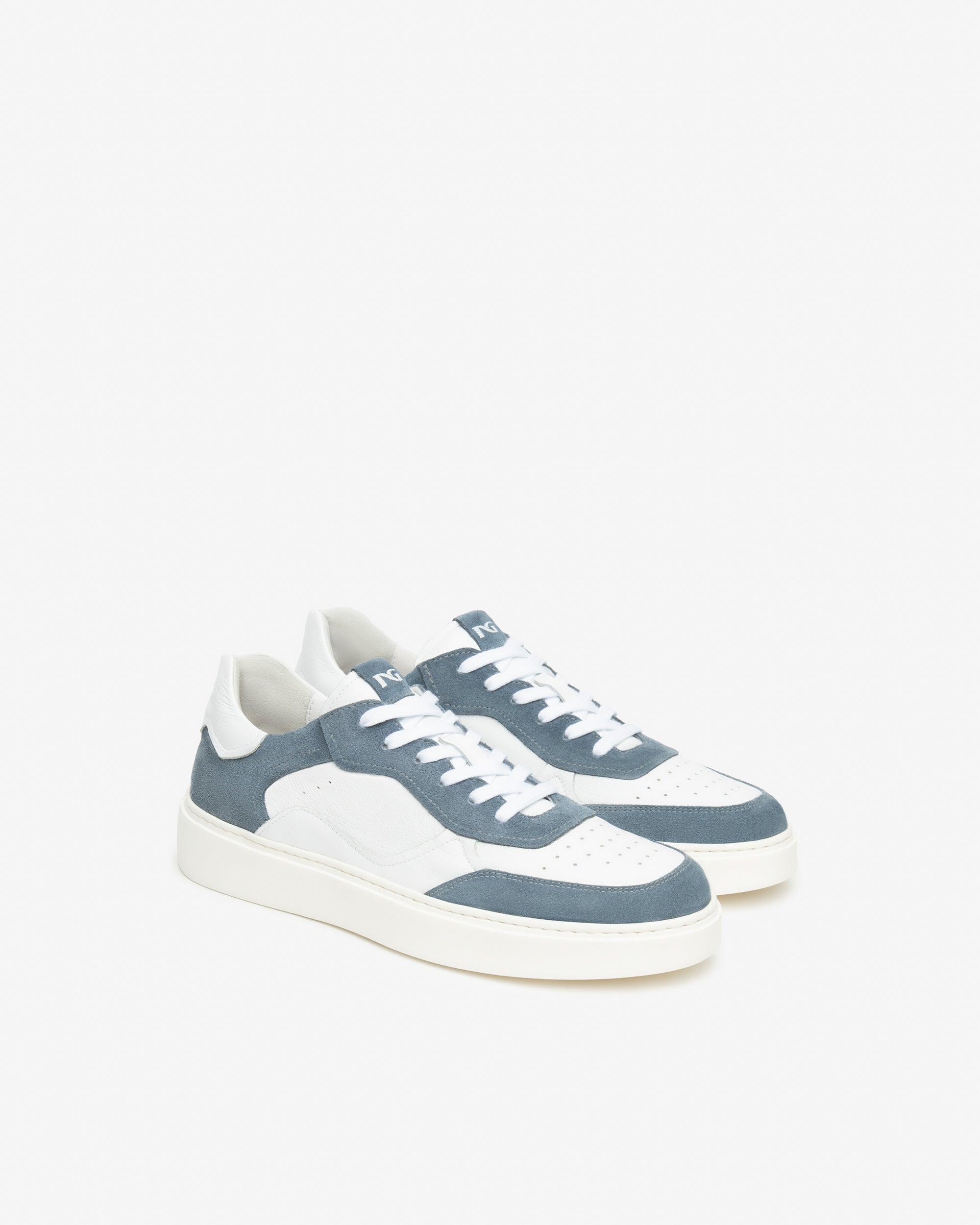 Herren-Sneaker aus Leder und Wildleder