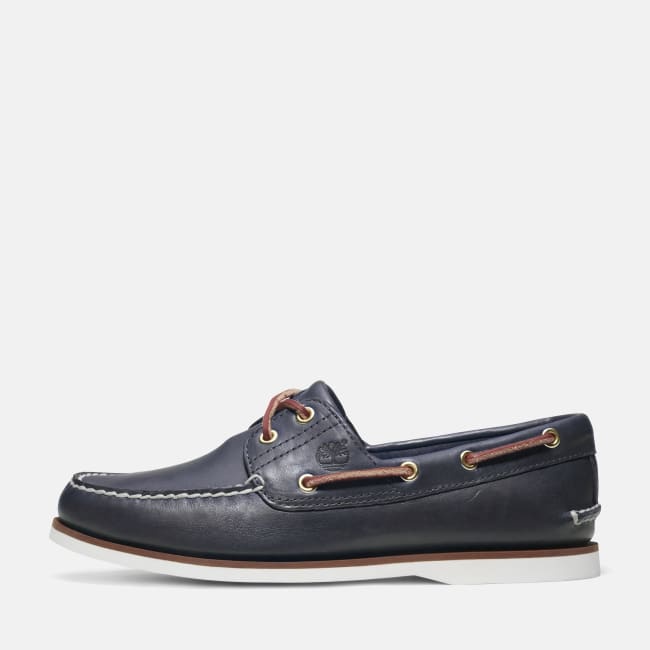 Scarpa da Barca Classic Two-Eye da Uomo in blu