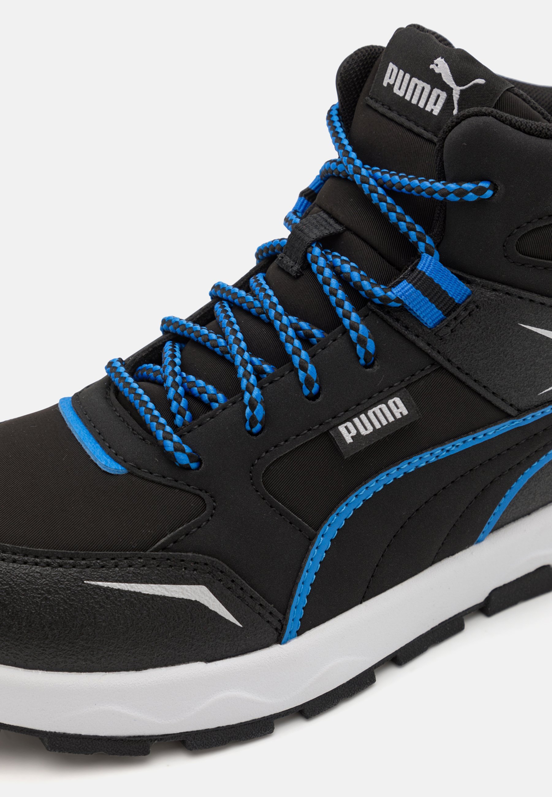 Puma EVOLVE TRAIL JR UNISSEX - Tênis de caminhada - preto/azul
