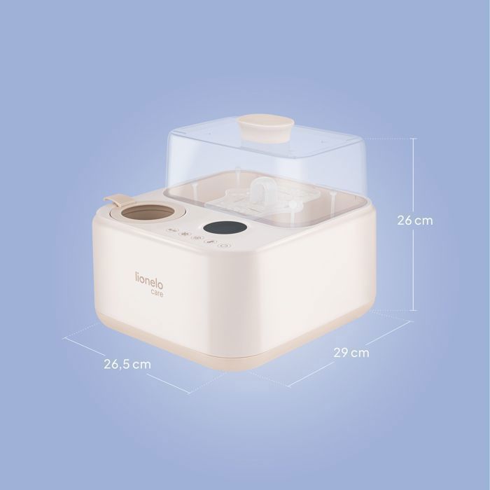 LIONELO SteamUP Flessenwarmer - Flessensterilisator - Droger - BPA-vrij