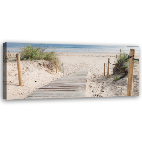 Obraz na płótnie, Ścieżka na plażę 90x30