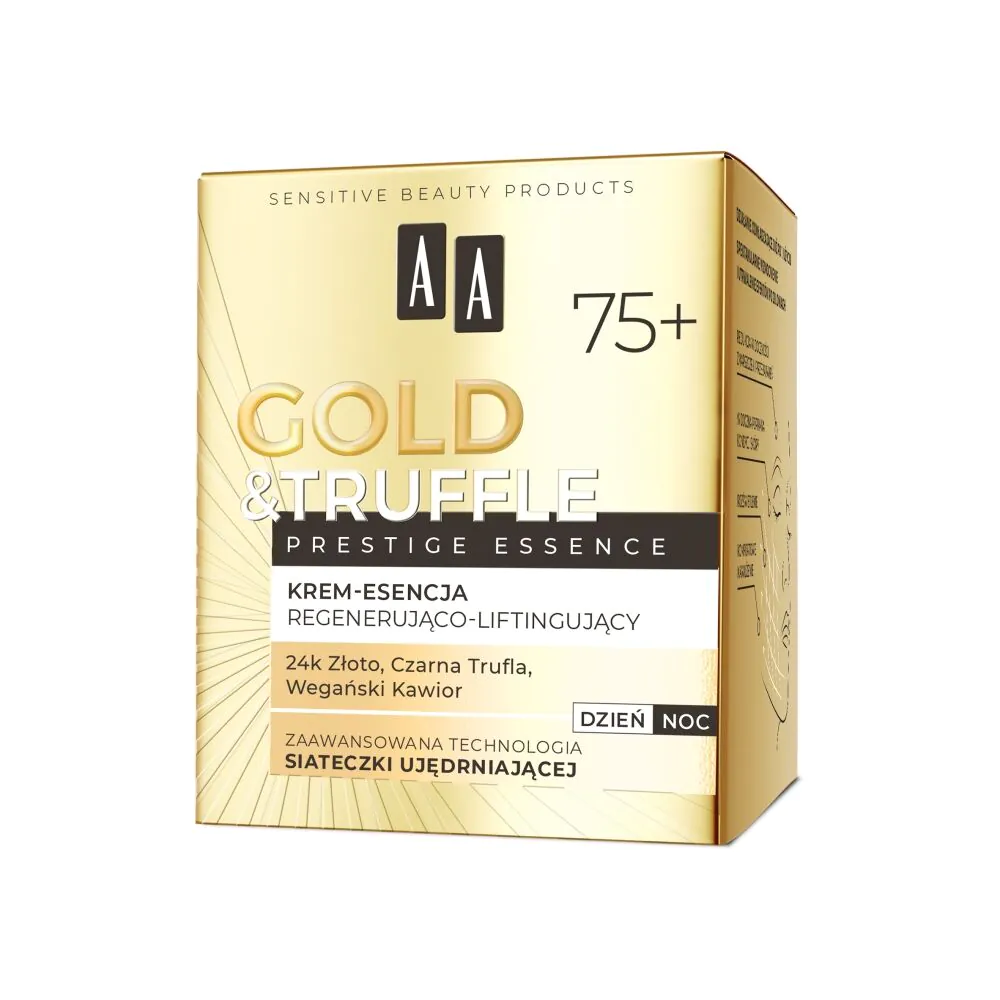 AA Gold & Truffle Prestige Essence 75+ - Regenerująco-liftingujący krem-esencja 50ml