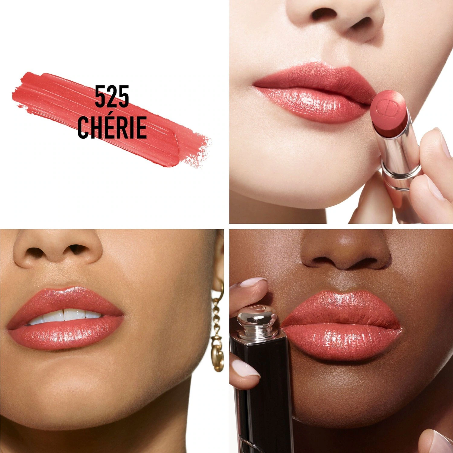 DIOR Rouge à lèvres brillant - Couleur intense - 90 % d'ingrédients d'origine naturelle