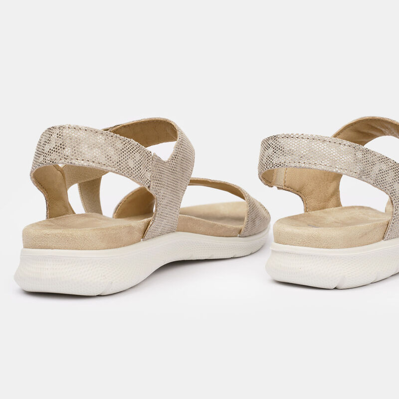 Damsandaler i nubuck