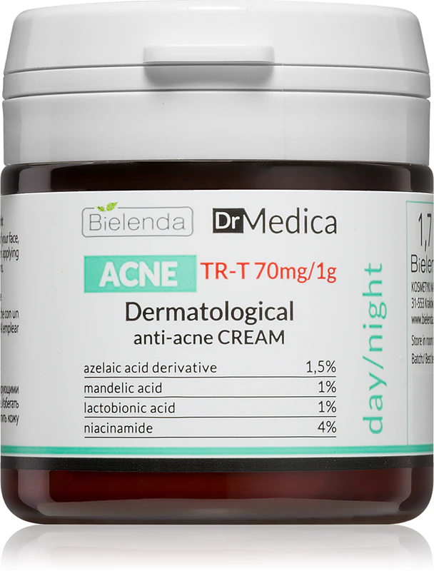 Bielenda Dr. Medica Akne-Gesichtscreme für fettige, zu Akne neigende Haut