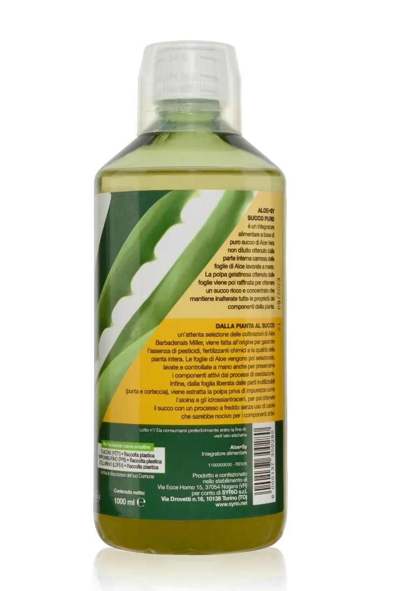 SYRIO Aloe-Sy 1000 ml Fonction digestive et régularité intestinale