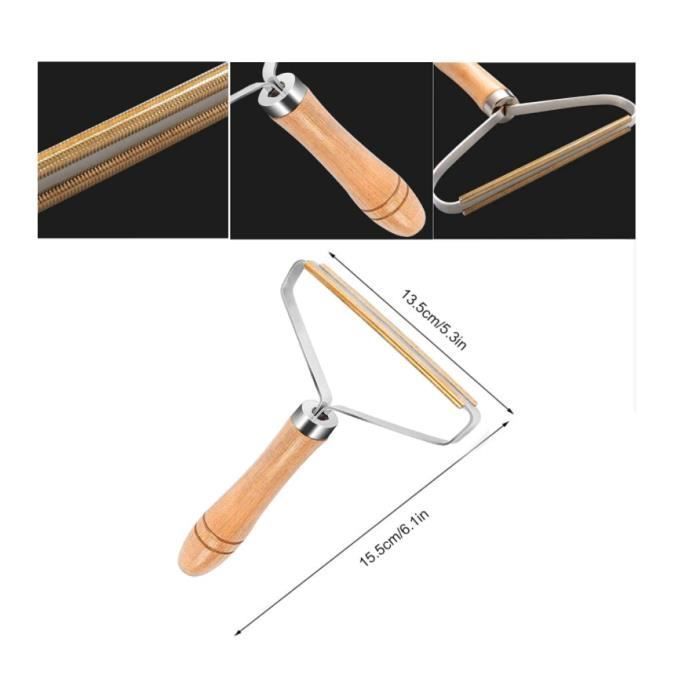 Rasoir Anti Bouloche Portable Lint Remover Brosse Vetement Anti Peluche,Enleve Peluche Vetement,Retire Bouloche pour La Maison,2pcs